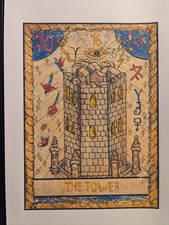 Antique tarot card for sale  Portland