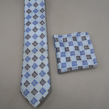 Light blue geometric for sale  Plantsville