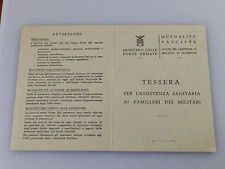 Tessera assistenza sanitaria usato  Borgo San Lorenzo