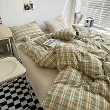 Conjunto de capa de edredom com fronhas de lençol cor cama queen size conjunto de cama para casa, usado comprar usado  Enviando para Brazil