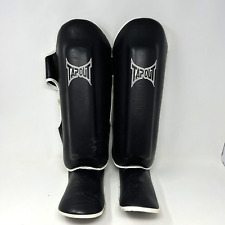 Usado, Vintage Anos 90 TAPOUT MMA Kickboxing Muay Thai Shin Instep Guards Preto Treinamento comprar usado  Enviando para Brazil