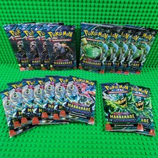Usado, 18 x Pokemon Booster - MASKERADE IM ZWIELICHT - Karmesin & Purpur *** Geöffnet! comprar usado  Enviando para Brazil