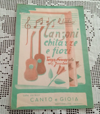 Spartiti musicali canzoni usato  Castelfidardo