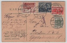 Polen zensur postkarte gebraucht kaufen  Sögel