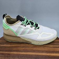 Tênis Adidas ZX 2K Boost Star Wars Mandalorian masculino 11 branco verde comprar usado  Enviando para Brazil