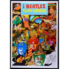 Manifesto yellow submarine usato  Nocera Superiore