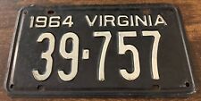 Vintage 1964 virginia for sale  Brandon