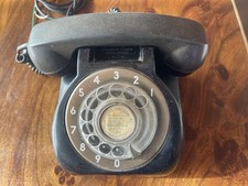 TELEFONE ANTIGO VINTAGE PRETO BAQUELITE DISCAGEM ROTATIVA PADRÃO ARGENTINA DÉCADA DE 1960’s comprar usado  Enviando para Brazil