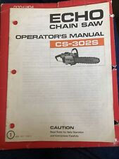 Echo 302s chainsaw for sale  Gladstone