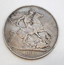 1890 silver crown for sale  BURTON-ON-TRENT