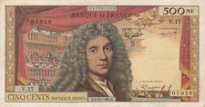 Rare billet 500nf d'occasion  Paris II