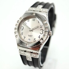 Relógio feminino Swatch Irony Fancy Me 32mm gema tom prata data 2006 com nova bateria comprar usado  Enviando para Brazil