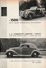 Pubblicita 1935 carrozzeria usato  Biella