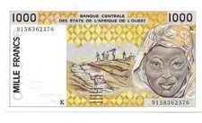 1000 francs 1991 gebraucht kaufen  Rabenau