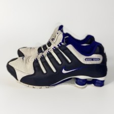 Nike Damskie Rozmiar 8 Shox NZ Buty do biegania Białe Soar Blue Platinum 314561-105 na sprzedaż  Wysyłka do Poland