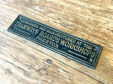 Builders brass plate for sale  ELY