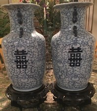 Antique pair blue for sale  Brentwood
