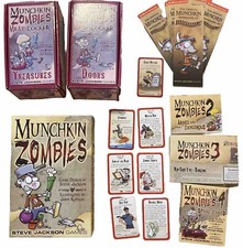 Usado, Pacote Munchkin Zombies 1,2,3,4 Steve Jackson cartões, marcadores e armário de carne comprar usado  Enviando para Brazil