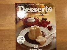 Kochbuch desserts christian gebraucht kaufen  Finsing