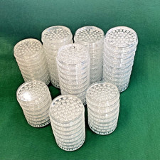 Transparent castor cups for sale  RAMSGATE