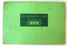 Auto union wanderer for sale  LEICESTER
