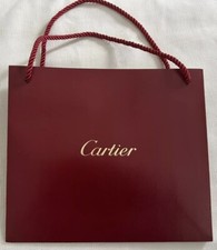 Autêntica bolsa Cartier Classic vermelha cereja com alça de corda 9x10x3,5 comprar usado  Enviando para Brazil