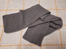 Wollschal grau selbstgestrickt gebraucht kaufen  Rehna