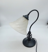 black glass lamp table for sale  MIRFIELD