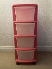 Plastic drawers wheels for sale  FARNBOROUGH