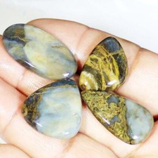 Lote a Granel 100% Natural 69,20Cts Neolite Pietersite MIX Cabochão Pedra Solta BC-45 comprar usado  Enviando para Brazil