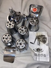 Cortador de vegetais saudável gourmet cozinha cortador manual cortador de alimentos com 5 cones comprar usado  Enviando para Brazil