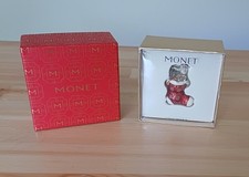 Monet enamel christmas for sale  TAMWORTH
