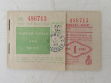 Motor fuel ration for sale  WELLS