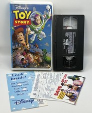 Toy Story VHS 1995 Disney Pixar Tape Original Movie Inserts Clamshell Nearly New, usado comprar usado Toy Story VHS 1995 Disney Pixar Tape Original Movie Inserts Clamshell Nearly New, usado comprar usado  Enviando para Brazil