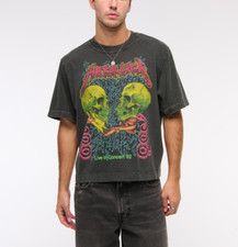 Camiseta Abercrombie & Fitch Masculina Gráfica Cropped Metallica Tamanho Extra Grande comprar usado  Enviando para Brazil
