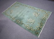 Tapete turco 43"" x 81"" tapete vintage anatólia Oushak tapete floral feito à mão, usado comprar usado  Enviando para Brazil
