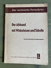 Abbund winkeleisen tabelle gebraucht kaufen  Berlin