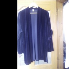 Navy velvet edge for sale  SANDBACH