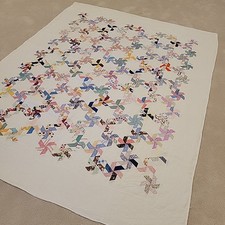 Usado, Colcha de cata-vento antiga macia feita à mão caminho do bêbado colecionável 87 X 68 comprar usado  Enviando para Brazil
