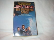 STAR TREK III SEARCH FOR SPOCK PAPERBACK NIMOY SHATNER SCREEN PLAY BENNETT '84  comprar usado  Enviando para Brazil