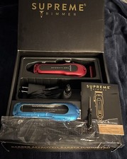 Supreme Trimmer Pro Clipper com lâmina desbotada, conjunto profissional | STC5030 vermelho comprar usado  Enviando para Brazil