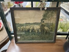Vintage lithograph framed for sale  Celina
