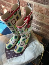 Joules vibrant wellyprint for sale  LOUGHBOROUGH