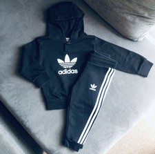 Adidas tracksuit black for sale  DARTFORD