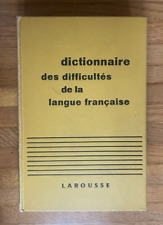 Dictionnaire difficultés lang d'occasion  Senlis