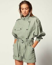 Isabel Marant Etoile Mujer Zonca Envuelva Vaqueros Caqui Adventurer Abrigo L 38 comprar usado  Enviando para Brazil