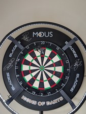 Signed dartboard surround for sale  CAERPHILLY