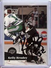 Kelly Hrudey 1991-92 Pro Set Firmado a Mano Autografiado Reyes #102 JSA AB41687 segunda mano  Embacar hacia Argentina