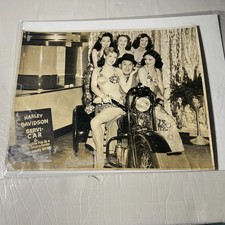 Usado, Foto vintage de motocicleta Harley Davidson servi carro  comprar usado  Enviando para Brazil
