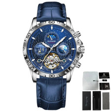 Design relógios masculinos marca superior luxo moda negócios relógio automático masculino Wate comprar usado  Enviando para Brazil